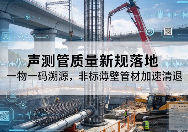 连云港声测管质量新规落地，一物一码溯源，非标薄壁管材加速清退